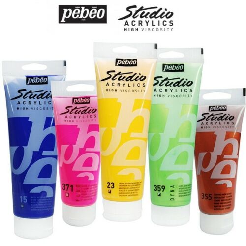 Colore acrilico Pebeo Studio Hight viscosity 100 ml. - Foto 1 di 49