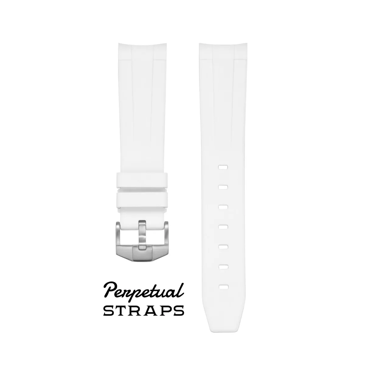 Omega white rubber strap sale