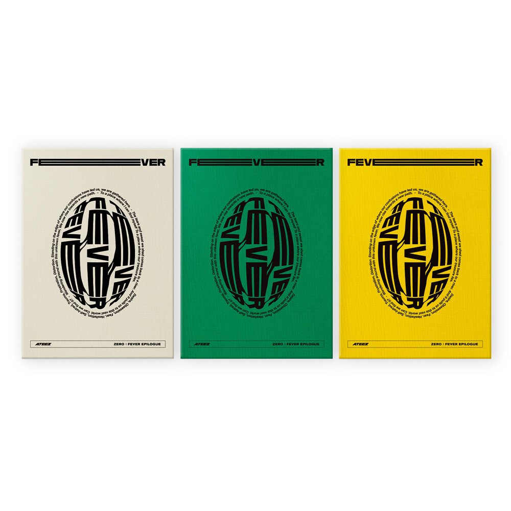 ATEEZ サントレカ FEVER EPILOGUE 9枚 コンプ セット ATEEZ ZERO : FEVER EPILOGUE Album 3SET CD+Photobook+Photocard+Etc+