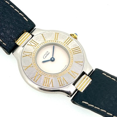 Stainless Steel Gold Swiss Quartz 31 MM 