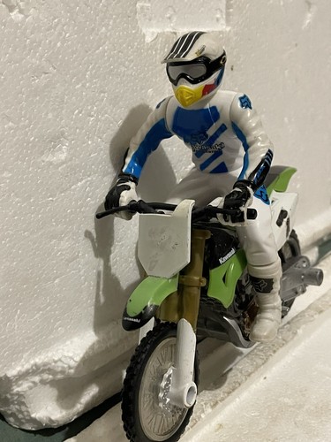 VINTAGE MATTEL MOTOCROSS James Stewart #7 Super-Cross 2006 Toy KAWASAKI KX KXF - Picture 6 of 7