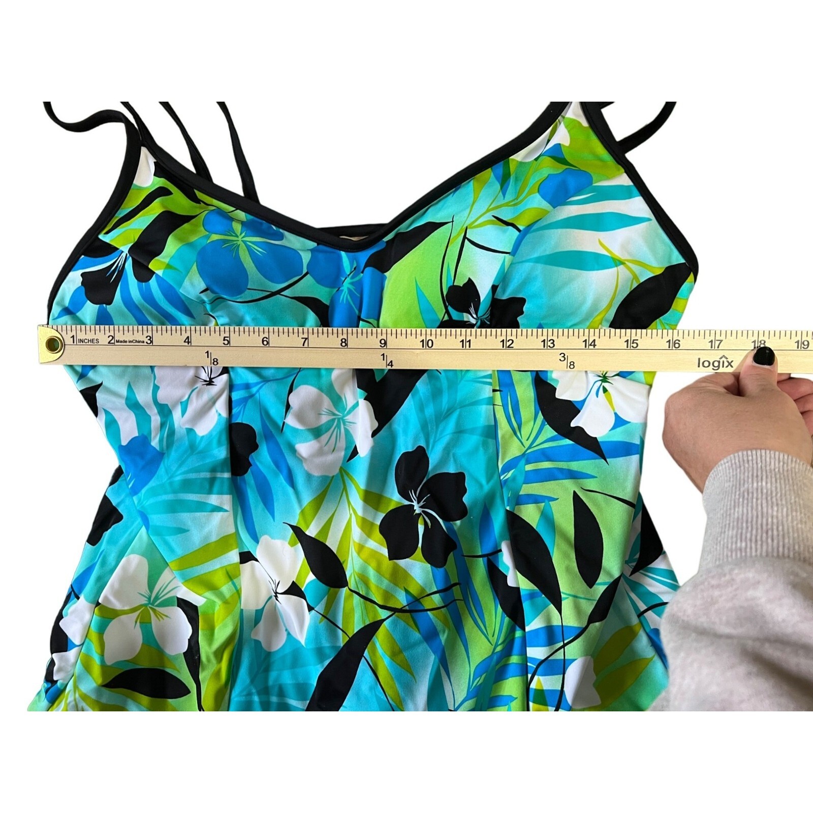 Miraclesuit Tankini Top Sz 16 Swim Floral eBay