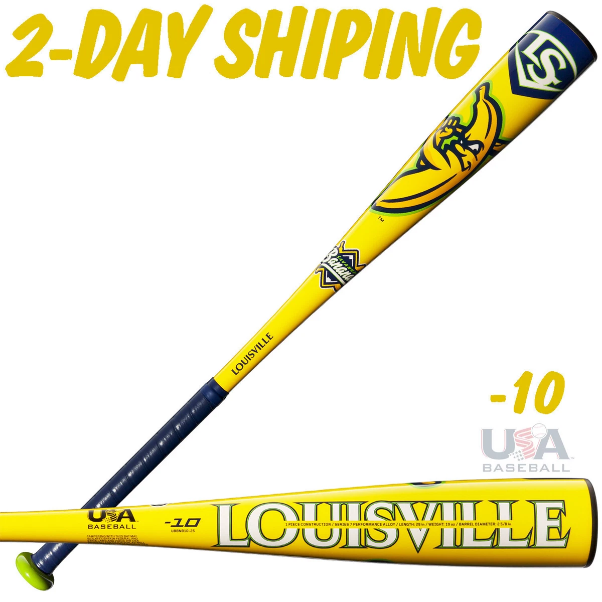 Batte Baseball Jeune Louisville Slugger Bananas USA 2025 - 31/21 Oz, 2-5/8