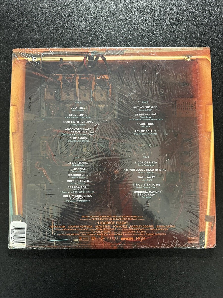 Licorice Pizza Original Motion Picture Soundtrack Red LP Vinyl New