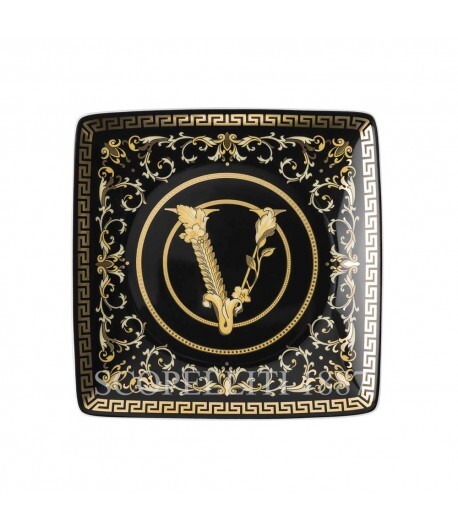Coppetta quadra Virtus Gala Black Versace Rosenthal 12 cm  11940 403729 15253