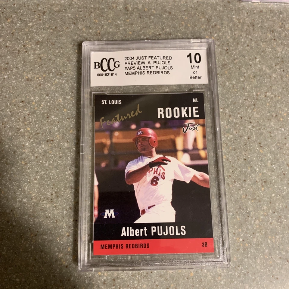 Albert Pujols/BCCG 10 2004 Just Featured vista previa/negro solo uno Foto 2 de 4