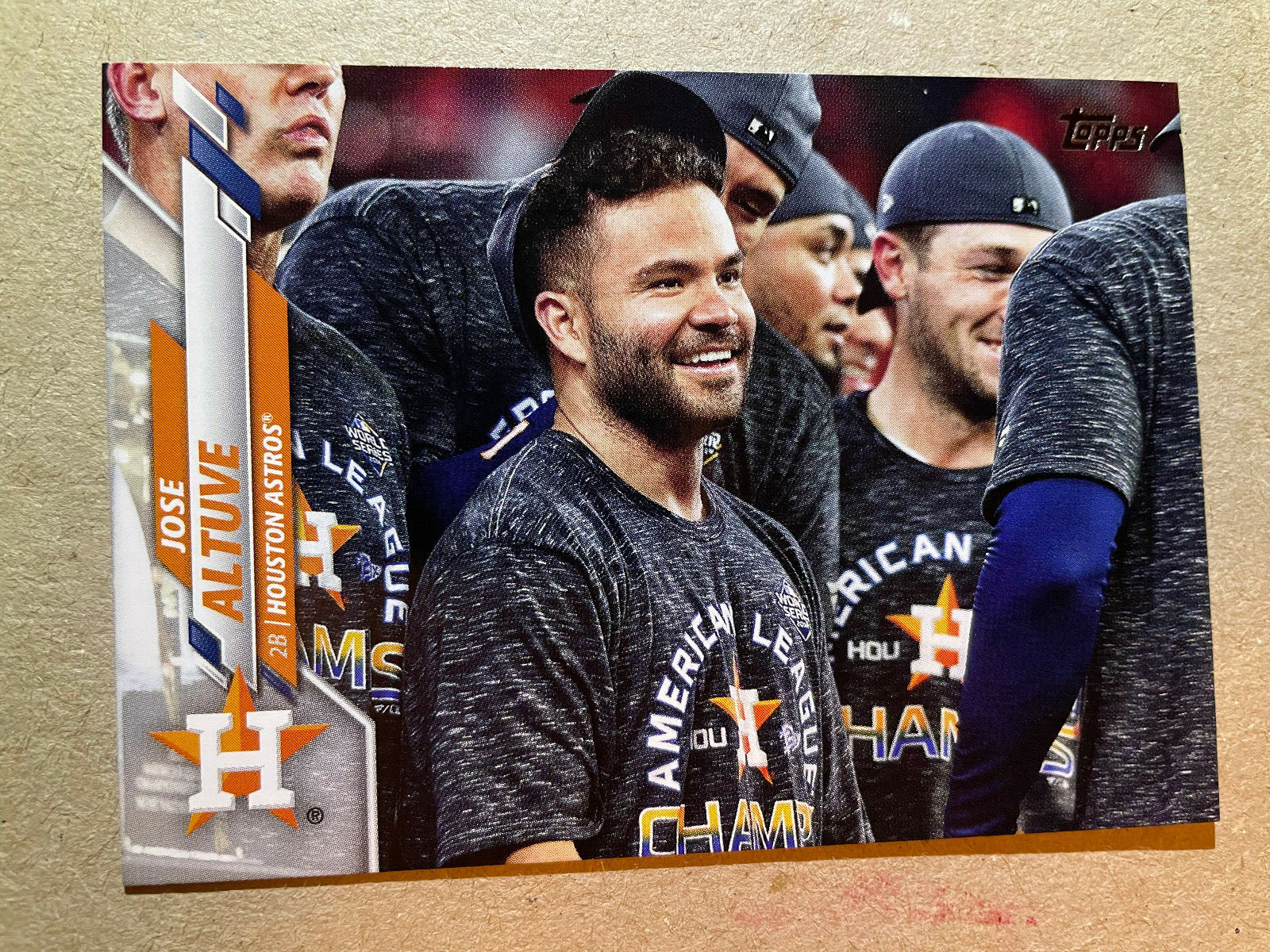 2020 JOSE ALTUVE Topps Update Series Image Variation Houston Astros SP U-277