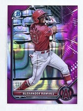 Alexander Ramirez 2022 Bowman Chrome Fuchsia Lava Refractor /199 #BCP-38 Card