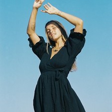 Daughters Of India Uma Maxi Dress Size 3XL AU 18-20 / US 14-16 Black Cotton Boho