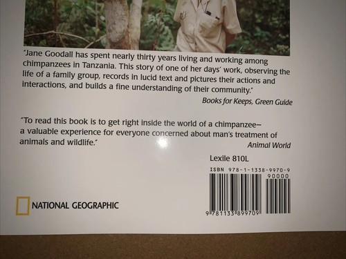The Chimpanzee Family Book by National Geographic Learning 2012 Jane Goodall - Picture 3 of 3