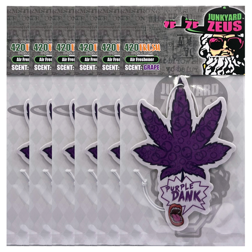 Purple Dank Grape Drank Drink Scent Half Baked Mary Jane Marijuana Air Freshener - Picture 10 of 11