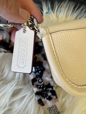 NWT Coach Mini Wavy Dinky Bag Coachtopia White Cloud Leather CQ852