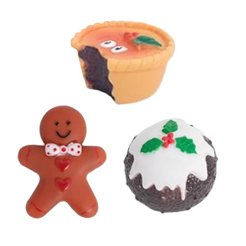 Braxio Set 2 Decorazioni Natalizie Da Tavolo – Topi Di Pan Di Zenzero In Resina, Altezza 16 Cm, Regalo Originale Natale