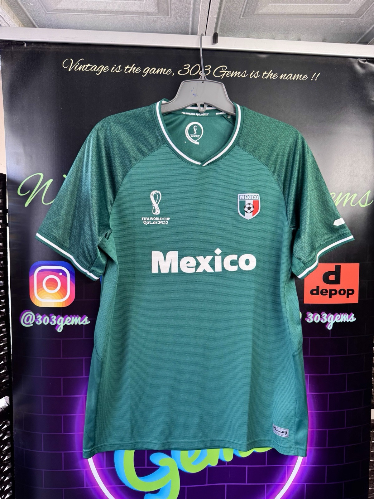 Authentic Mexico National Team 2022 Qatar World Cup Football Soccer Jersey Kit