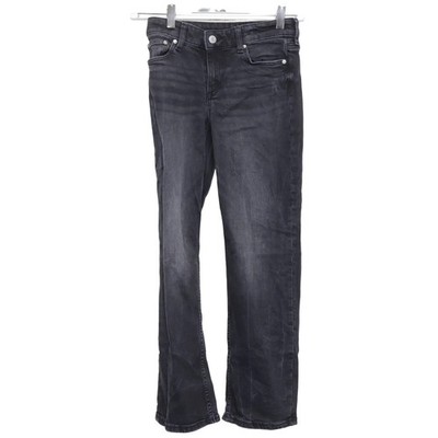 H&M, Jeans, Größe: 146, Grau, Baumwolle/Elasthan, Einfarbig, Denim, Mädchen #xyw