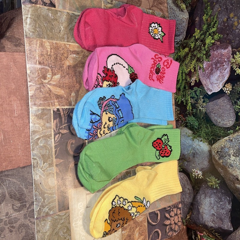 Strawberry Shortcake apparel Socks Size 4-10/5 Pair/girls