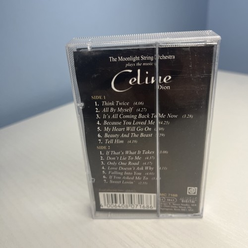 The Moonlight String Orchestra. Plays Music Of Celine Dion (1999) Music Cassette - Picture 3 of 3