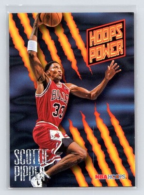 1994-95 Hoops #PR-8 Scottie Pippen Hoops Power (Stat Power Ratings)