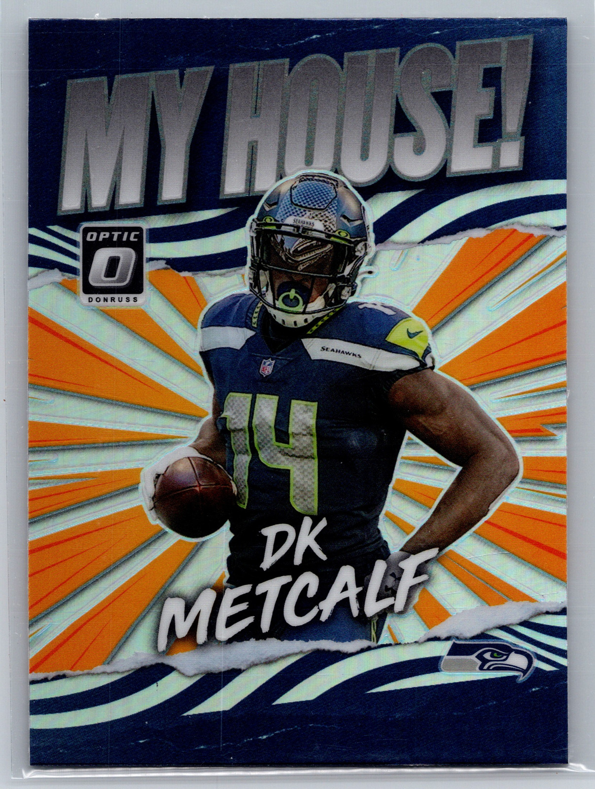 2021 Donruss Optic #MH-18 DK Metcalf #MH-18 My House! Prizm
