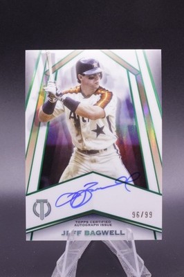 2026 Topps Tribute -Jeff Bagwell - Green Pillars of the Game Auto 96/99 - Astros