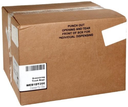 Пакеты для тяжелых условий эксплуатации Webster 1DT200 30 галлонов 12 Мил 30 12 X 34 Черный 200 штук в коробке 17490₽