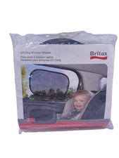 Britax EZ Cling Window Shades UPF 30 Sun Protection Car Shields 19x12 Set 2 NEW
