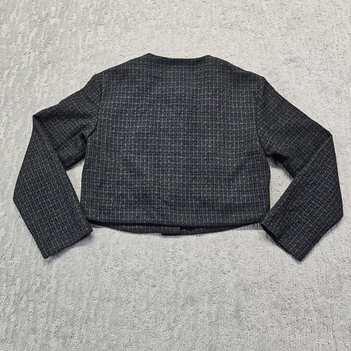 Neu ABERCROMBIE & FITCH Kragenloses Tweed Sakko Größe M - Bild 12 von 12