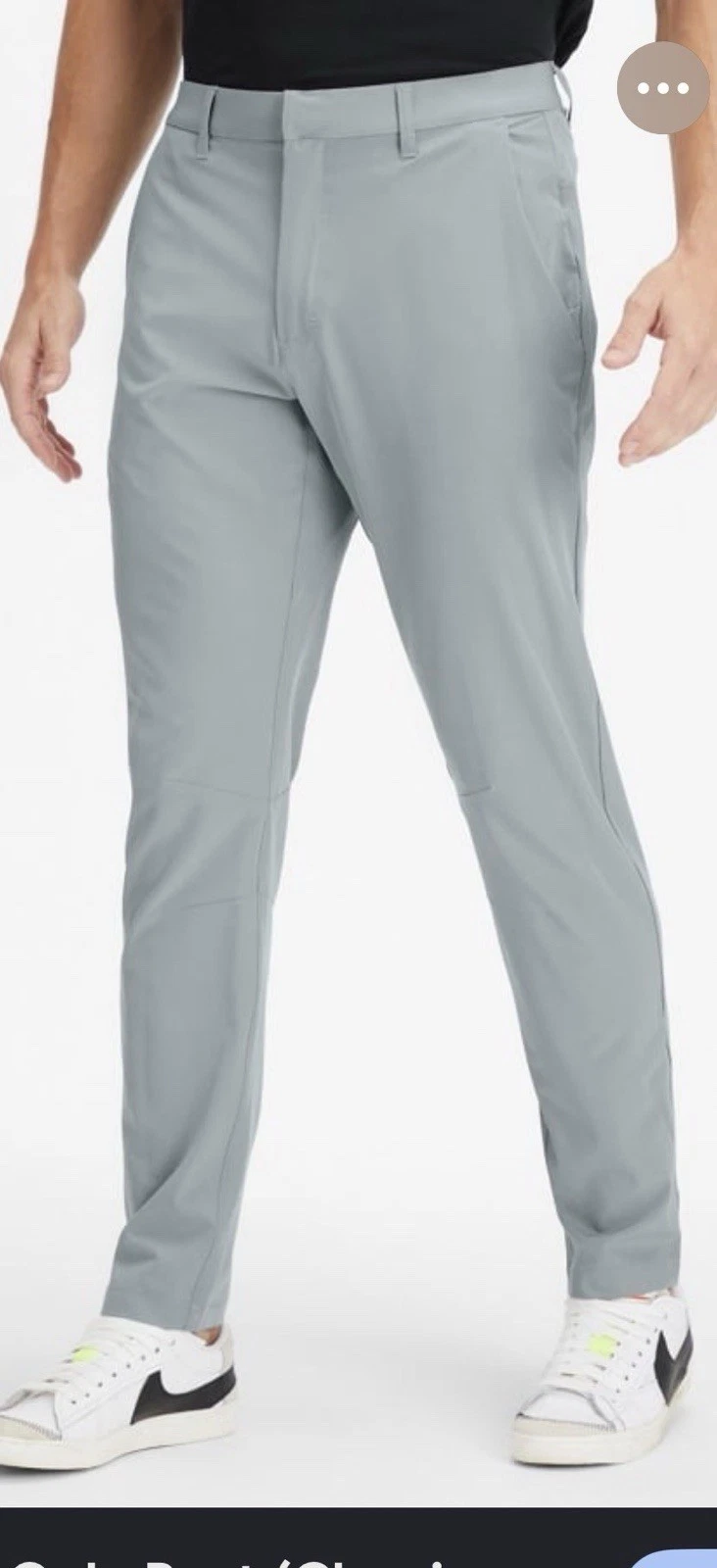 Fabletics Mens The Only Pants Stretch Performance Gray Size XXL NEW