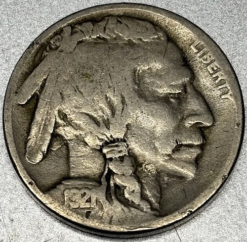 1921 P Buffalo Nickel (VG) Very Good Condition 5c Five Cent US Coin - 1013