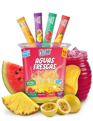 Klass Aguas Frescas Powdered Drink Mix | 44 Sugar Free 3.08 Ounce (Pack of 1) 