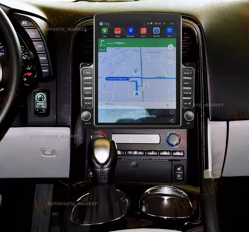 9.7" For Chevrolet Corvette 2005-2013 Android 13 Carplay Car Stereo Radio GPS Foto 4 de 4