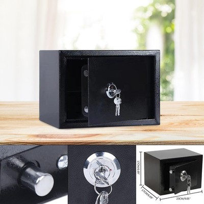 Möbeltresor Wandtresor Mechanisch Sicher Wandsafe mit Schlüssel Wall Safe 6.4 L