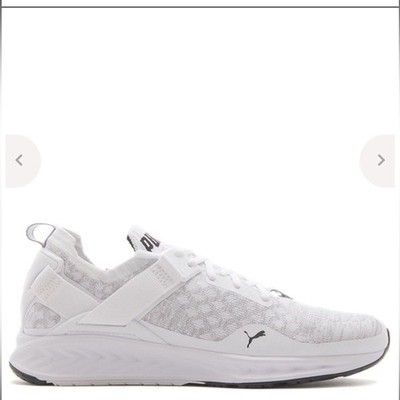 PUMA Ignite men s Evoknit Lo 'White Athletic Sneakers size 8.5