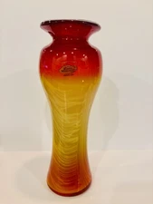 Special Edition 2016 Blenko Glass FOG Peachblow Vase
