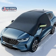 Car Windshield Cover for Ice and Snow - Universal Windshield Snow Cover with Sid