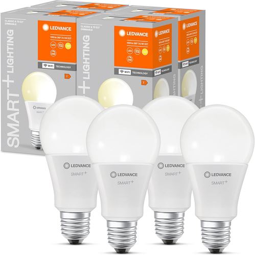 GRV Lampadina LED intelligente E26 A60 da 9 W con telecomando da 2,4 GHz, lampadine a LED che cambiano colore, dimmerabili continuamente 3000 K-6500 K, equivalente a una lampadina a incandescenza da