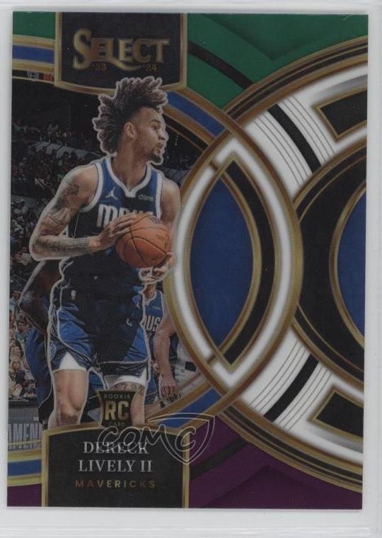 2023 Select Premier Level Green White Purple Prizm Dereck Lively Rookie RC 1hr4
