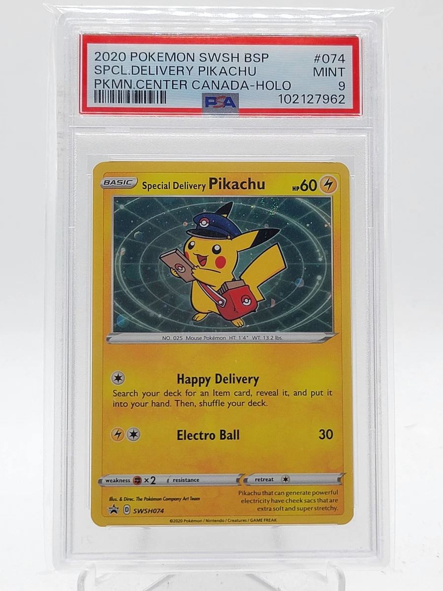 ポケモンカードゲーム Special Delivery Pikachu Special Delivery Pikachu SWSH074 SWSH: Sword & Shield Promo Cards