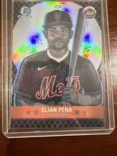 2025 Bowman Chrome Elian Pena Ascensions Case Hit Refractor 1st SSP SP