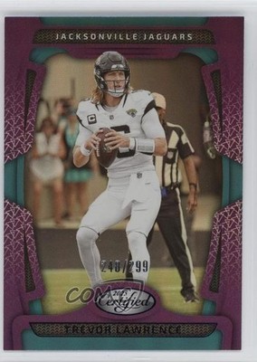 2025 Certified Mirror Purple 248/299 Trevor Lawrence #47 10pj