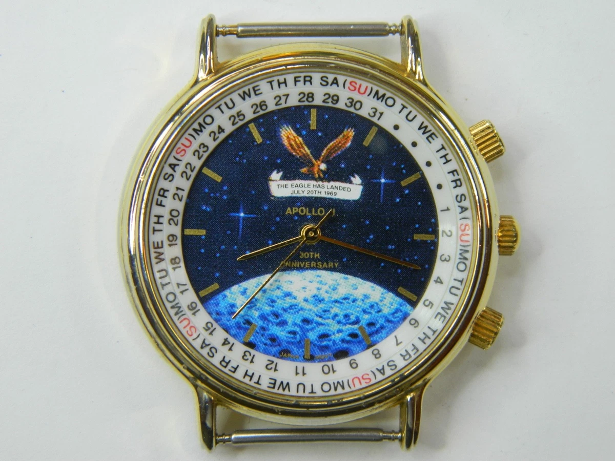 Vintage Apollo II 25th Anniversary Perpetual Calendar Indicator Watch NEW Extremely rare Audemars Piguet Royal Oak Oversized Bamboo  main image 3