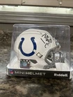 Peyton Manning Signed Mini Helmet NFL Indianapolis Colts Fanatics COA