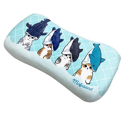 MORIPiLO Memory Foam Kissen Moff Sand Shark Nyan 15x30cm blau 4621067