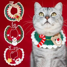 Dog Clothing Cat Collar Cats Clothing Christmas Pet Scarf Collar Christmas Cute