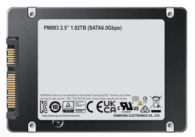 Samsung PM893 1.92TB 2.5'' SATA III Enterprise SSD (MZ-7L31T90)