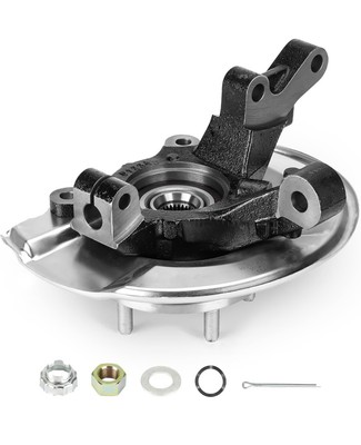 Front Steering Knuckle + Wheel Hub Bearings for JEEP COMPASS PATRIOT 2007-2017