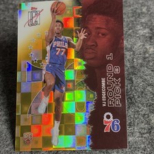 2026 Topps Signature Basketball #130 VJ Edgecombe- Yellow / Gold Pandora - RC 🔥