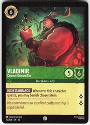Vladimir - Ceramic Unicorn Fan - Whispers in the Well #75/204 Common