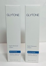 GLYTONE Night Renewal Cream 60ml /1.6 fl oz Brand New in box - PACK 2