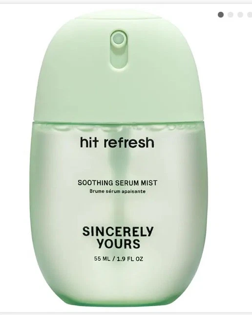 Sincerely Yours Hit Refresh Soothing and Hydrating Serum Mist with Cucumber Ex